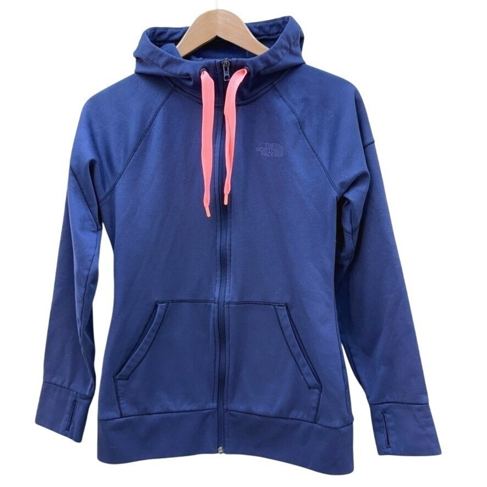 Womens The North Face Full Zip Hoodie Size Small Athletic Layer Pink
